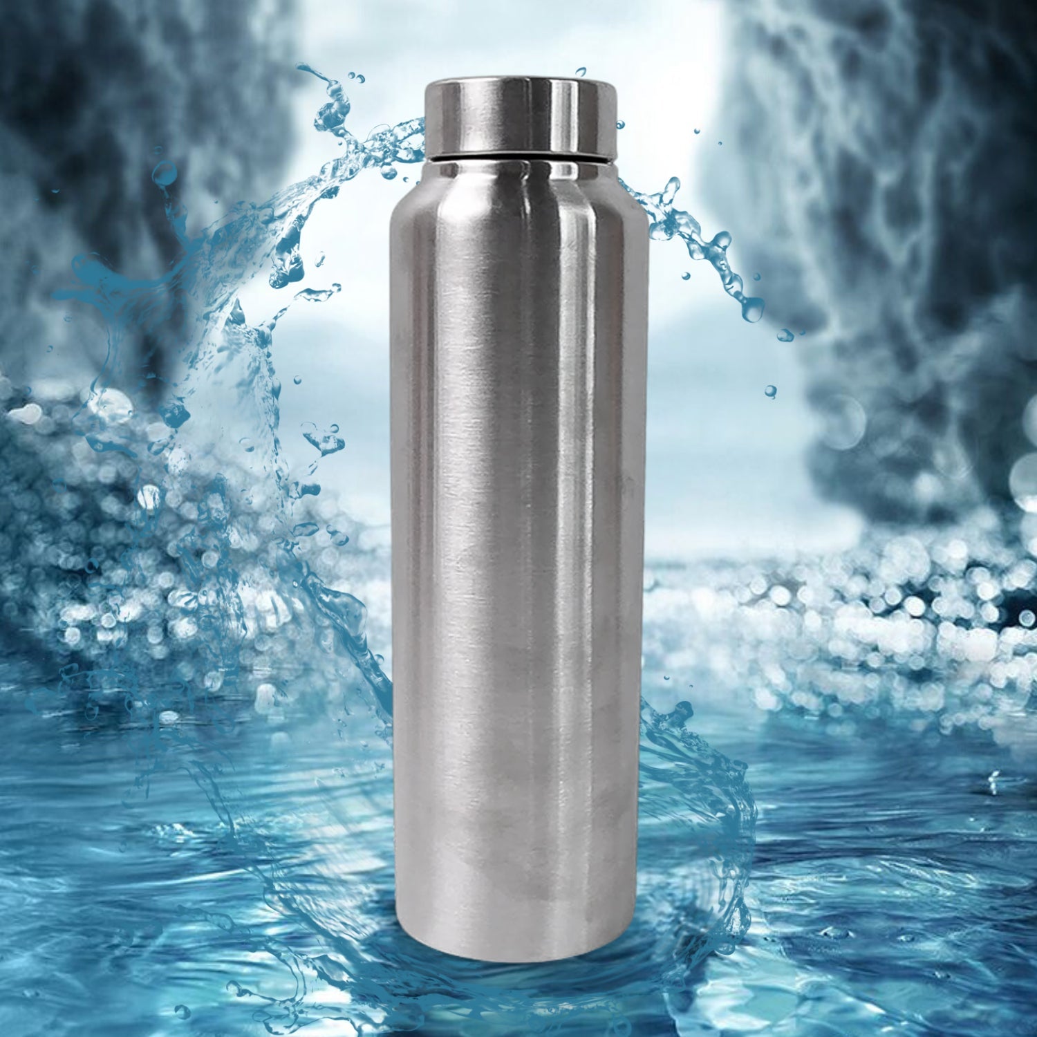 Stainless Steel Vacuum-Insulated Drink Water Bottle (1000 ML) Stainless Steel Vacuum-Insulated Drink Water Bottle (1000 ML)